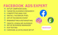 setup and manage shopify facebook ads instagram ads campaign for sales