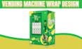 make professional vending machine, atm machine wrap design