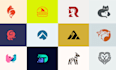 design 2 flat and minimalist logo versions within 12 hours