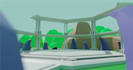 create fan art 3d low poly map for gaming and illustration