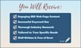 write impactful SEO website copy or content