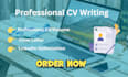 provide my services as professional CV maker and linkedin optimizer