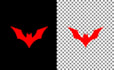 create transparent logo, change or white background