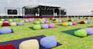design 3d exhibition booth, tradeshow stand, or kiosk render in blender