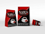 do aesthetic coffee bag packaging, stickers and label design