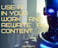 rewrite your ai content , chatgpt articles and blogs