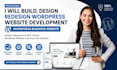 build design, redesign wordpress website development, wordpress business website