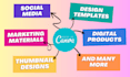 be your virtual assistant for graphic design specializing in canva
