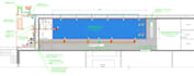 make a detailed design for skimmer swimming pool