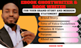 write brand story, mission statement, about us, mission and vision, biography