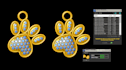 do 3d cad model jewelry design and render it