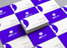 design professional card with qr code