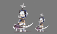 create cute 8 bit or 16 bit pixel art, pixel animation