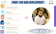 be your front end web developer, javascript, react