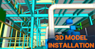 do 3d design, 3d modeling, cad drawing for factory modeling