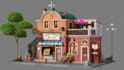 do create low poly 3d enviroment