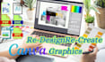 design, convert or recreate social media posts
