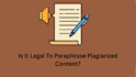 rewrite, paraphrase plagiarism free ai content rewriting services