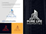 creative, real estate, modern, and minimal logo design