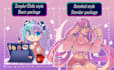 do png characters for streaming or video for veadotube mini
