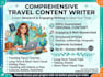 create 800 words travel itinerary, blog post or travel tips