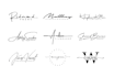 design signature, handwritten, scripted, cursive logo
