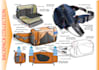 design tote bag, hand bag and backpack with tech packs