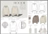 design professional flat sketches and tech packs for apparel