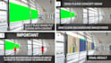 create video visualization of specific led screen