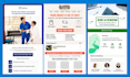 code responsive HTML email template and newsletter