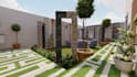 design your front garden backyard patio and landscape rendering
