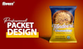 design chip packets, bottle labels, pouch packaging, bags and mailer boxes