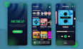 design professional clean UI UX for mobile app