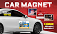 design premium car magnet, car sign, window decals