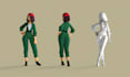 design low poly characters for your game