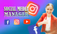 your social media manager, create and run fb ads, instagram ads