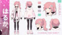 draw custom character sheet or reference sheet design in anime style