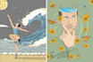 draw a unique illustration in a vintage style