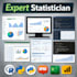 do statistics and business by using r minitab, spss, python, stata, excel, nvivo
