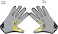 design gloves mockups as per your requirements