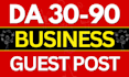 do business and finance guest post with high da contextual dofollow backlinks
