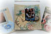 create a mini scrapbook layout