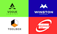 do modern, custom, minimalist, 3d logo for your brand within 24 hours