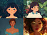 create art in cartoon, comics, anime style fast using ai