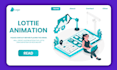 can do lottie animation, website animation and motion graphics