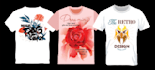 create trendy typography graphic t shirt design by magicfingers00