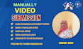 do perfectly manual video submission on high da pa sites