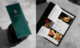 design modern restaurant menu, digital tv screen, and food menu