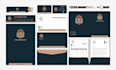 design business card, letterhead, and stationery items