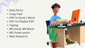 be your virtual assistant for data entry, copy paste, excel